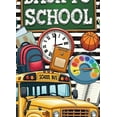 thumbnail image 4 of School Bus Back to School Decorative Banner Educational Theme for Classroom Decoration Kid's Room Wall Art School Events, 4 of 7
