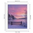 thumbnail image 2 of Paint by Numbers Kit for Adults, Winter Sunset Over Frozen Lake Paint by Numbers, Easy Paint by Numbers Kit for Adults Beginner, DIY Adult Paint by Number Kits on Canvas, Home Decor, 2 of 7