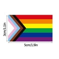 thumbnail image 3 of 500PCS Pride Support Stickers Roll, Rainbow Rectangle Pride Stickers, Rainbow Accessories, Support Causes Stickers For Rainbow Decorations, 3 of 6