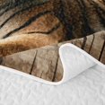 thumbnail image 5 of Erosebridal Vintage Wood Tiger Twin Quilt Set for Boys Men, Pine Tree Print Twin Coverlet Set, Brown Beige, 2 Pieces, 5 of 7