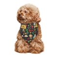 thumbnail image 3 of Dog Bandanas, Stamp Pattern Italian Adjustable Dog Scarf Triangle Bib Handkerchief Accessories for Small Medium Large Dogs, Cats, Pets, 3 of 6