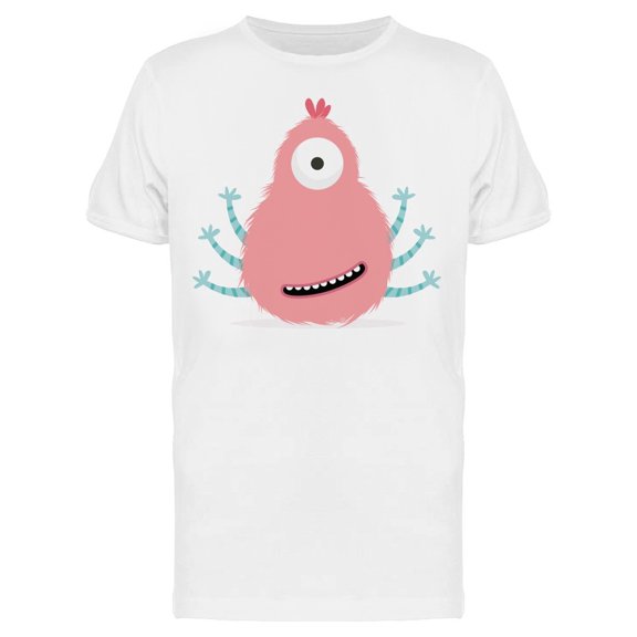 Pink Monster With Six Arms Tee Men's -Image by Shutterstock