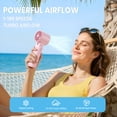 thumbnail image 5 of Lolsea Portable Handheld Mini Fan, 1-199 Speed Adjustable Turbo Desk Fans with 5000mAh Rechargeable Battery, LED Display, 5 of 8
