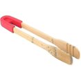 thumbnail image 1 of Wooden Tongs Bbq Tongs Buffet Tongs Bread Steak Kitchen Tongs, 1 of 5
