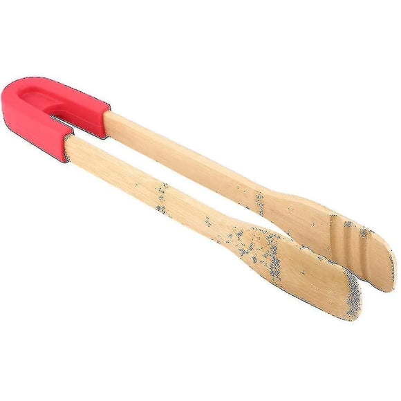 Wooden Tongs Bbq Tongs Buffet Tongs Bread Steak Kitchen Tongs