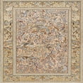 thumbnail image 1 of Ahgly Company Machine Washable Indoor Square Traditional Brown Area Rugs, 6' Square, 1 of 7