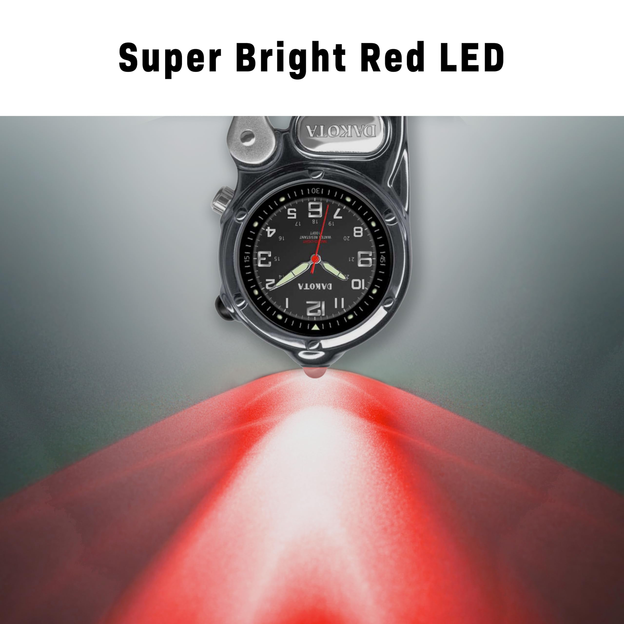 Dakota Mini Clip Microlight with LED Flashlight – Tactical Outdoor Gift for Men and Women