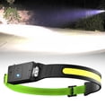 thumbnail image 1 of LED Hand Sensor IPX4 USB Rechargeable Comfortable Lightweight Head Lamp Baoblaze COB faro, 1 of 8