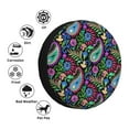 thumbnail image 4 of Lukts Watercolor Floral Paisley for Tire Covers,Waterproof, Dust-proof, Universal Fit for Trailers & SUVs - Ultimate Protection in One-17 inch, 4 of 6