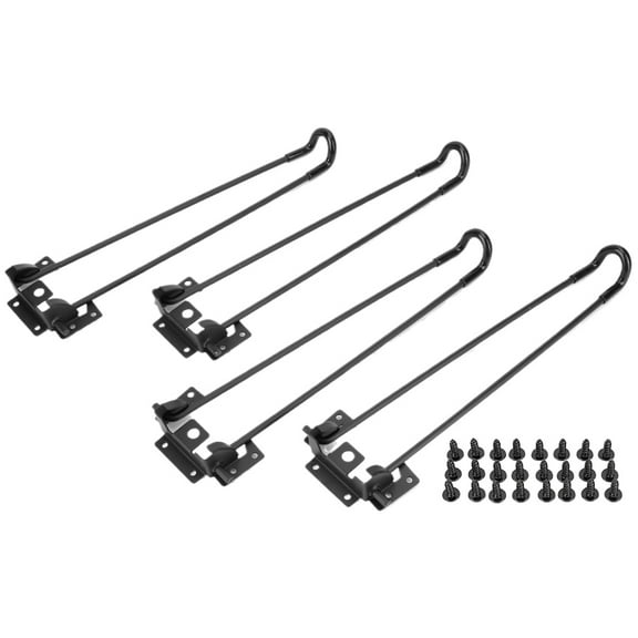 BLEEUS 32cm 4pcs Folding Legs Heavy Duty Table Legs Set For Camping Table Diy Projects Camping Supplies