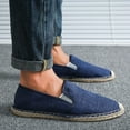 thumbnail image 2 of asdoklhq Casual Shoes for Men Under $25,Men's Solid Color Canvas Breathable Casual Shoes Fashion Flat Lazy Shoes, 2 of 8