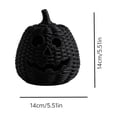 thumbnail image 4 of Halloween Woven Seagrass Pumpkin with Witch Hat Lid, Halloween Decorations Indoor Fall Decor & Horror Decor, Halloween Witch Lamp Lantern for Home Shelf Mantel Display, 6.7 Inch, 4 of 9