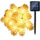 thumbnail image 4 of Fiudx Luces Solares de Piña, 8 Modos de Parpadeo, Decoración de Jardín Exterior, Energía Solar Recargable, Ambiente Festivo, Uso Versátil En Interiores y Exteriores, 12 M de Longitud, 4 of 6