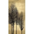 thumbnail image 2 of Bennett, Kate 9x14 Gold Ornate Wood Framed with Double Matting Museum Art Print Titled - Tree Silhutette on Gold I, 2 of 4