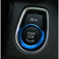 thumbnail image 6 of Anodized Blue Aluminum Keyless Engine Push Start Button Decoration Ring Trim For BMW 2 3 4 Series X1 (F22 F30 F32 F34 F48), 6 of 9
