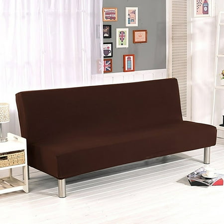 Futon Couch Slipcover Solid Color Full Folding Elastic Armless Sofa Futon Couch Slipcover Solid Color Full Folding Elastic Armless Sofa Bed Cover 80 X 50