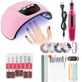 thumbnail image 1 of LED UV Gel Nail Lamp Set - 45W Portable Nail Dryer for Gel Polish Curing with Nail Art Tools, Auto Sensor Professional Manicure Curing Lamp_Perfect Gift, 1 of 3