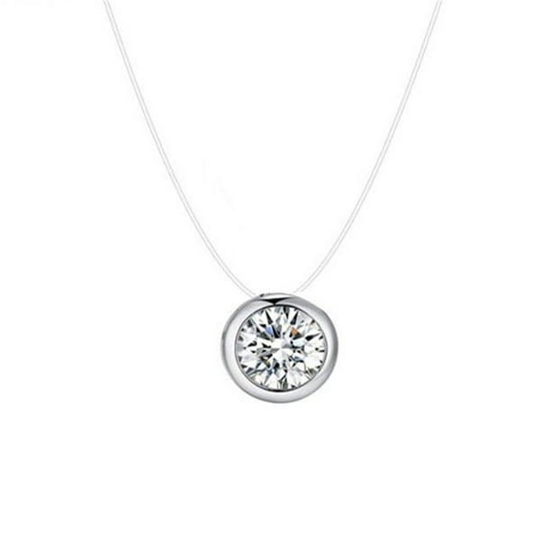 Fashion Elegant Shine Luxury Crystal Pendant Necklace for Women