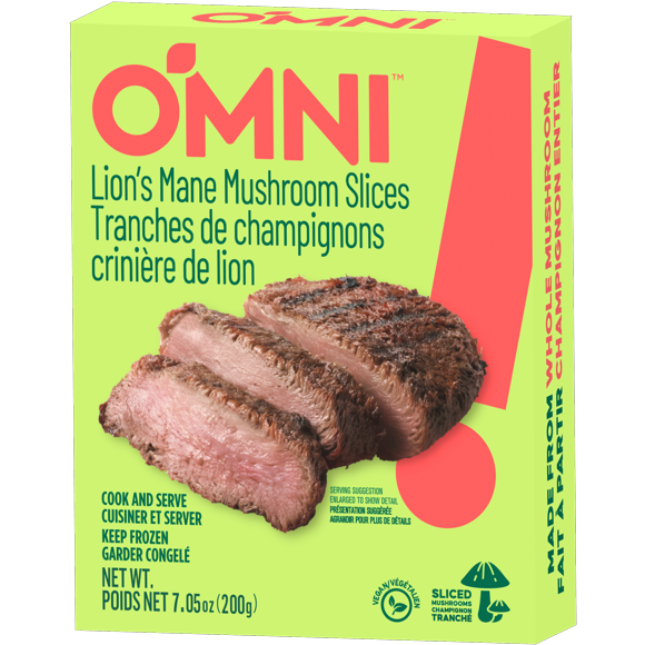 Omni Lion’s Mane Mushroom Slice, 200g, LION'S MANE MUSHROOM SLICE