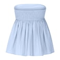 thumbnail image 7 of Dagugfen Womens Tube Tops Sleeveless Strapless Casual Dressy Tops Solid Color Night out Fashion Camisole for Women, 7 of 7