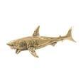 thumbnail image 1 of Figura de tiburón BLESIY adorno de animal cobre 16 cm x 7,5 cm, 1 of 8