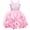pink, variant on Sequin Tutu Dress Sparkle Tulle Party Birthday Wedding Pageant Gown,Pastel Rainbow,4T