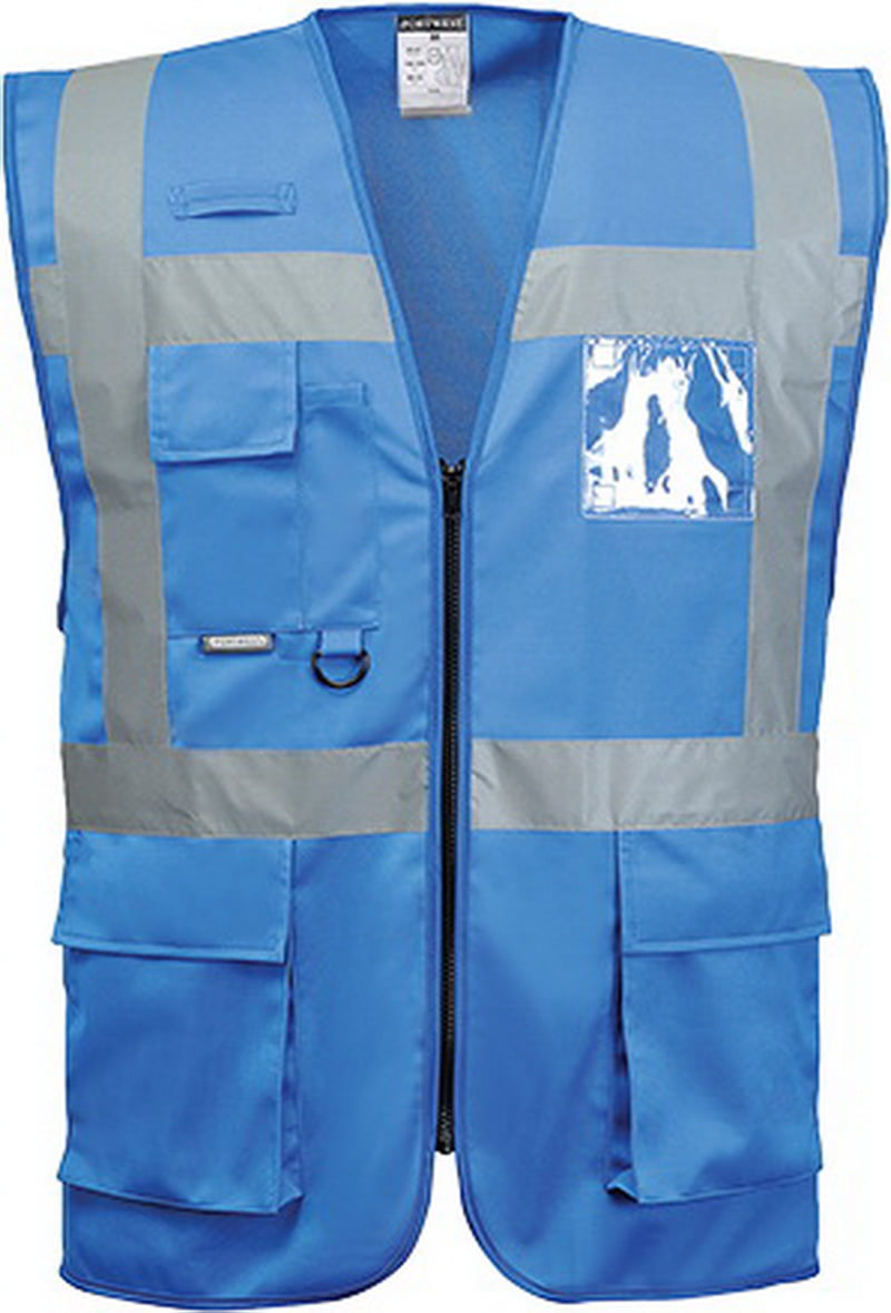 Portwest UF476 Iona Executive Safety Lightweight Zip Vest with Reflective Tape 
