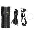 thumbnail image 2 of Torche Rechargeable USB, Lampe de Poche LED Compacte Tactique 3 Modes pour Camping Extérieur pour Urgence, 2 of 7