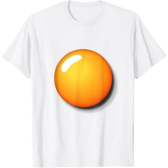 Fried Egg Shirt Funny DIY Halloween Costume Ideas Egg Yolk T-ShirtMen and women, Black T-shirt, size: Extra large S-4XL