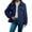 Navy, variant on Coat for Women, Yigetop Winter Fleece Heating 2025 Jacket for Women Button Down Stand Collar with Pockets Coats Winter Jackets for Women Beige L