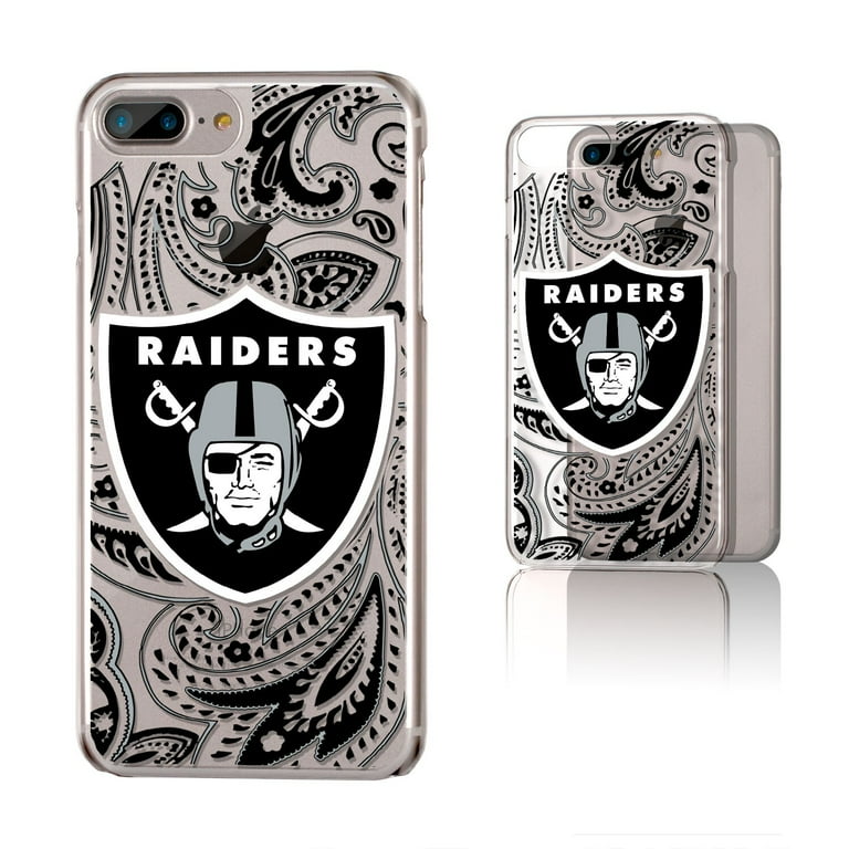 Las Vegas Raiders iPhone Paisley Design Glitter Case