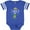 Football Blue and White, variant on Inktastic Funny Christmas I'm the Cute Elf with Shoes and Hat Boys or Girls Baby Bodysuit