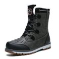 thumbnail image 4 of Zapatos de hombre Botas de nieve Botas de algodón Botas altas con cordones de terciopelo de algodón Botas de trabajo cálidas Zapatos casuales altos de talla grande, 4 of 5