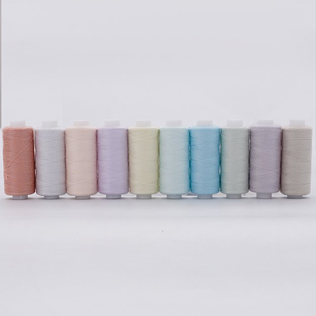 Combinación de hilos de coser hechos a mano para el hogar, hilo de poliéster de 402 colores, tamaño 400, juego de sutura manual de 10 ejes