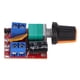thumbnail image 5 of Regulador de velocidad PWM, 2 piezas Mini PWM DC Placa de regulación de velocidad Controlador de velocidad Salida de alta intensidad, 5 of 8