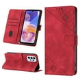 thumbnail image 1 of Compatible with Samsung Galaxy M13 4G Classic Embossed PU Leather Case with Card Holder Shockproof Cover, 1 of 5
