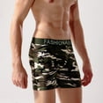 thumbnail image 3 of Uooqdmx Mens Underwear Mens Boxer Briefs Cotton Fashion Brief Underwear Camouflage Shorts Underpants Cotton Underwear Men Army Green XXL, 3 of 4
