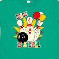 thumbnail image 4 of Inktastic Cute Bowling Pin 4th Birthday Boys or Girls Toddler T-Shirt, 4 of 5