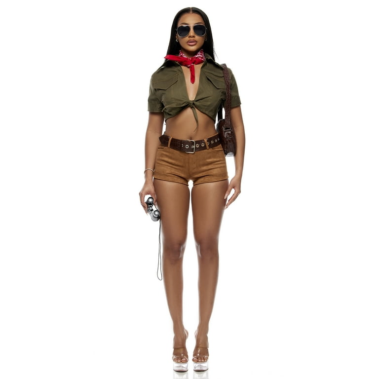 Ill Be Your Guide Sexy Safari Costume - Walmart.com