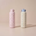 thumbnail image 6 of Thyme & Table 24oz Stainless Steel Cleo Bottle with Straw, Roses, 6 of 7