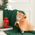 thumbnail image 3 of ELF Reindeer Costume for Dogs Cats Soft Fleece Pet Cape Winter Warm Christmas Cosplay Apparel for Party, 3 of 7