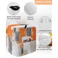 thumbnail image 3 of Burnt Orange Gray Stand Mixer Dust Cover with Storage Pocket & Handles,Modern Abstract Oil Painted Geometric Fits All Tilt Head & Bowl Lift Kitchen Appliance Cover Organizer Bag Accessories,6-8 Quart, 3 of 6