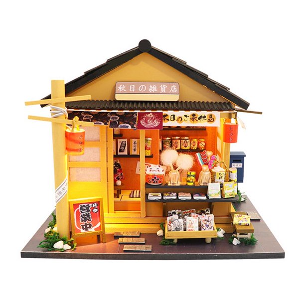 Diy Assembled Cabin Wooden Beautiful Japanese Style Grocery Store Model Mini Doll House Art Gift Walmart Com Walmart Com Diy Assembled Cabin Wooden Beautiful Japanese Style Grocery Store Model Mini Doll House Art Gift Walmart Com Walmart Com