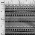 thumbnail image 1 of oneOone Polyester Lycra Black Fabric Aztec Tribal Dress Material Fabric Print Fabric By The Yard 56 Inch Wide, 1 of 4