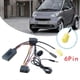 thumbnail image 4 of 6Pin Car Bluetooth Audio Adapter MIC Handsfree AUX Cable for 159 Smart Fortwo 451, 4 of 5