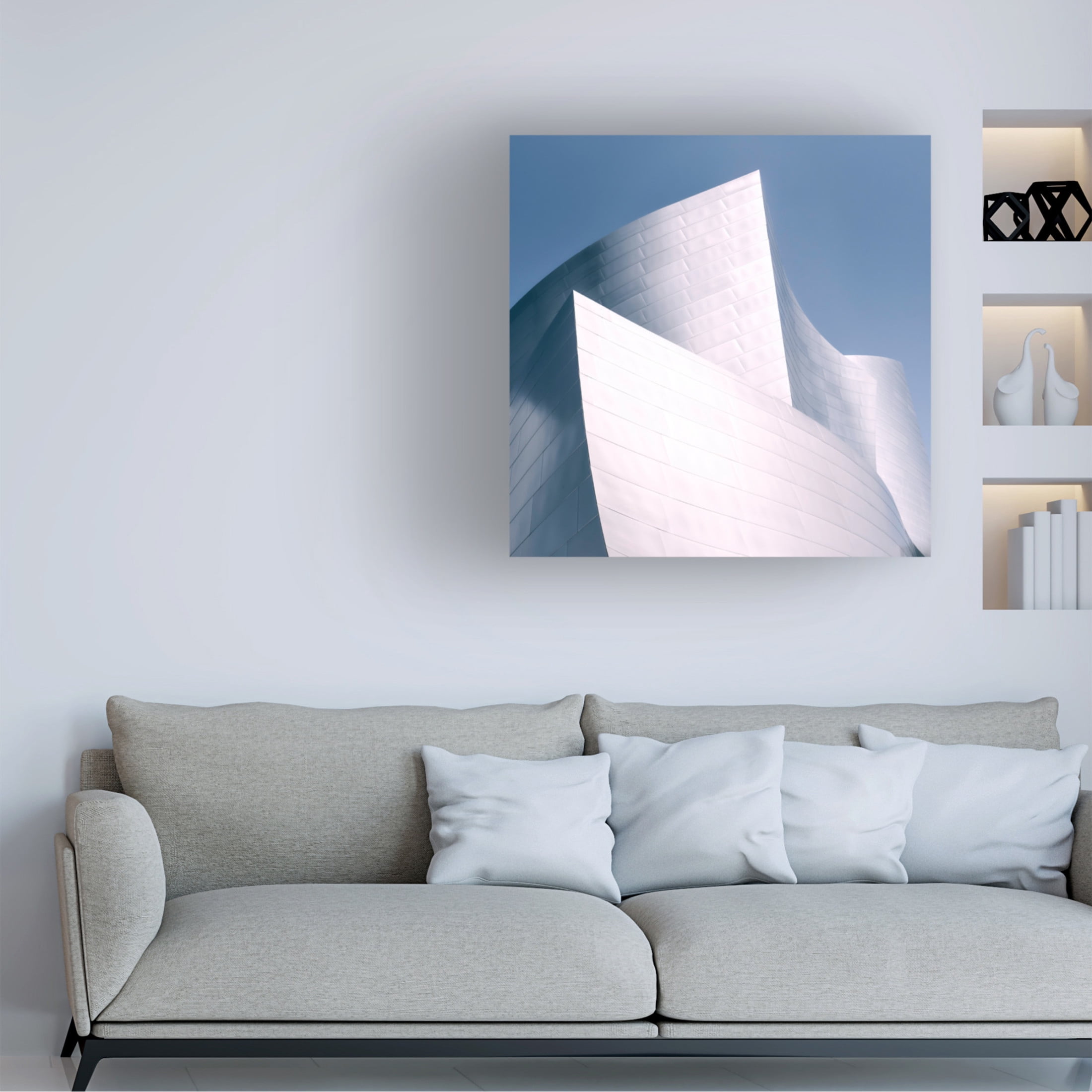 Canvas Wall Art - Mike Kreiten 'Pointing' Wall Art for Living Room, Bedroom, or Office D?cor by Trademark Fine Art - 35 x 35 Inches