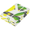 thumbnail image 2 of Fruit Lemon Tea Towel Kitchen Decor Set Black Stripe Absorbent Dish Towels Cooking Accessories Lint Free Hand Towels 2 PCS, 2 of 6