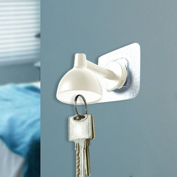 Lámpara de mesa pequeña con forma de llave y ganchos magnéticos sin agujero
