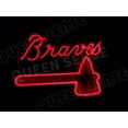 thumbnail image 3 of Queen Sense 16"x11" For Atlantas Sports League Braves Tomahawks LED Neon Sign for Wall Decor Dimmable USB Powered LED Light W116ABTHVVD-5VLED, 3 of 4