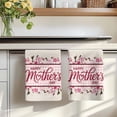 thumbnail image 7 of Happy Mother's Day Kitchen Towels Set of 1, Pink Floral Buffalo Plaid Burlap Absorbent Dish Towels for Kitchen, Microfiber Hand Towel, Quick Drying Tea Towel for Cleaning Decorative Dishcloths, 7 of 7